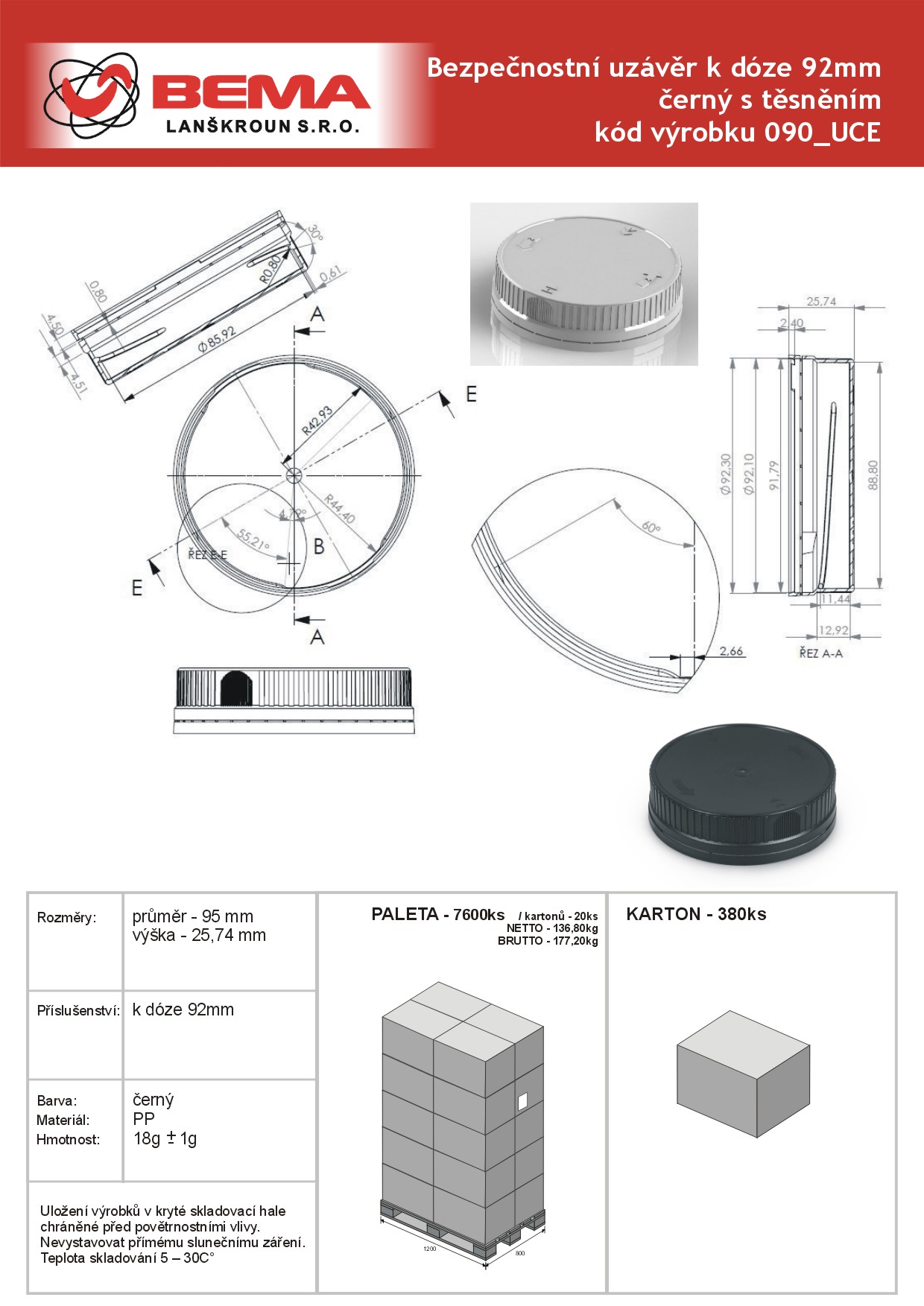 Bezp uzaver 92mm 090-UCE 19-5-2023